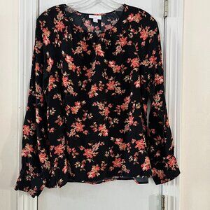 J Jill Floral Blouse